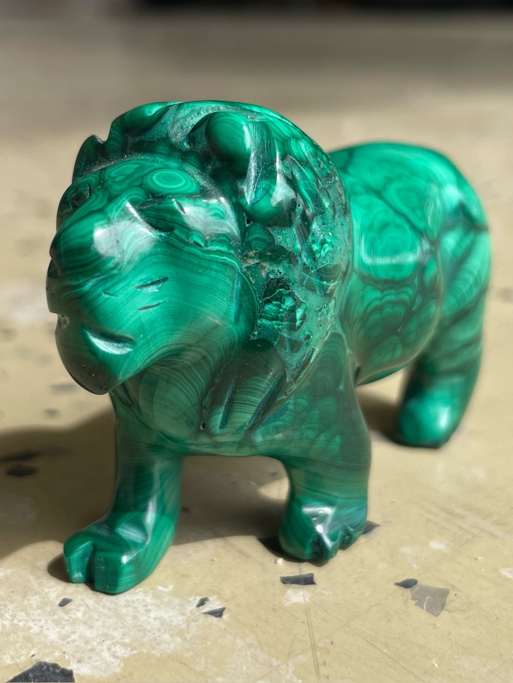 Malachite Lion